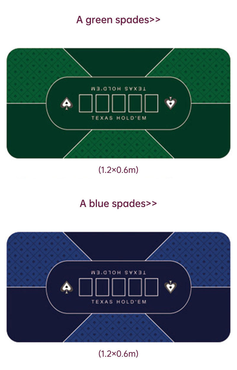 Casino-Style Texas Hold'em Poker Tablecloth