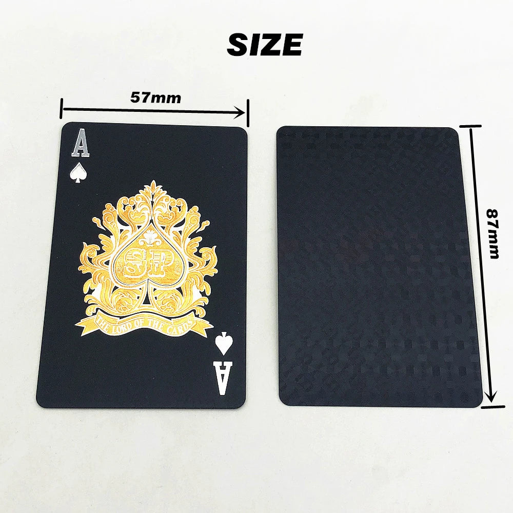 Gold Poker and Casino Playing Cards