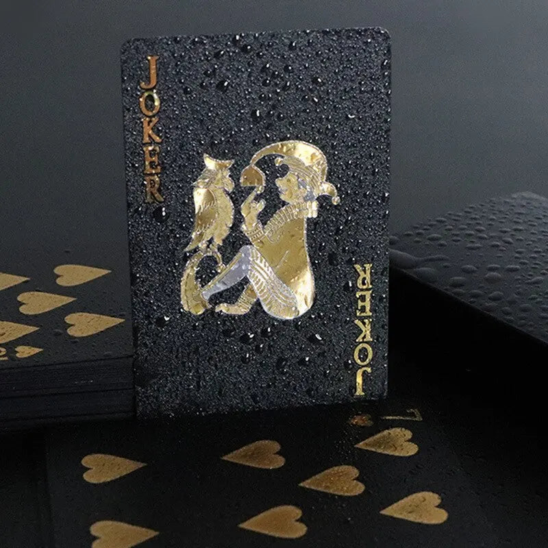 Black and Gold Playing Cards