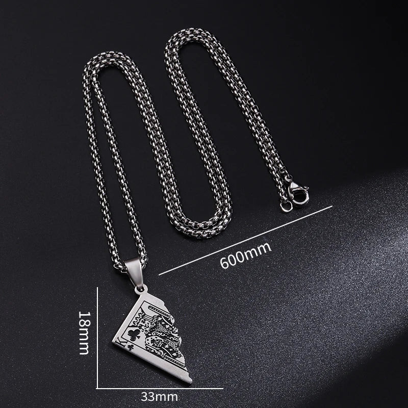Poker Necklace Jewlery