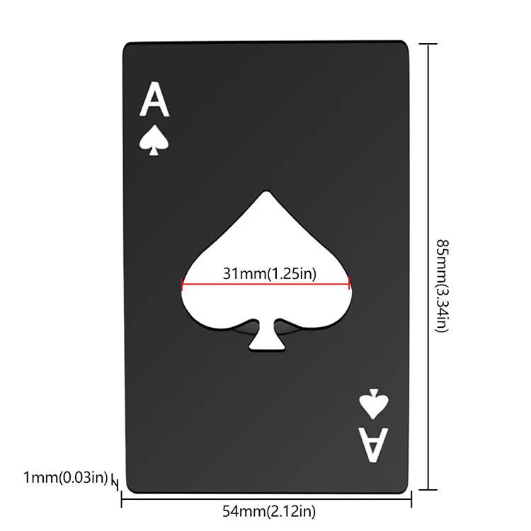 Bottle and Can opener Poker theme