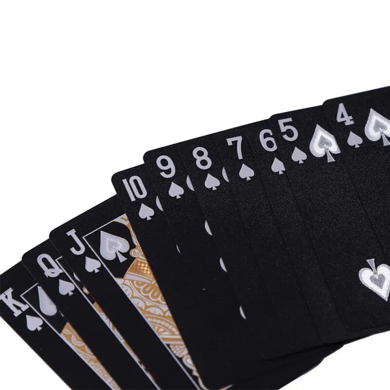 Black and Gold Playing Cards