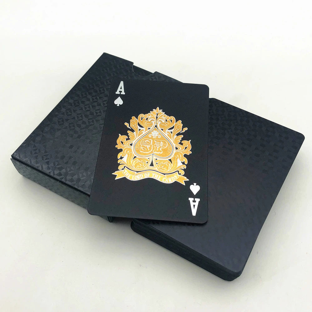 Gold Poker and Casino Playing Cards