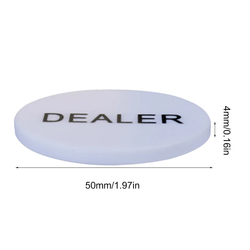 Essential Poker Chips, Big Blind, Dealer, Small Blind, ALL IN