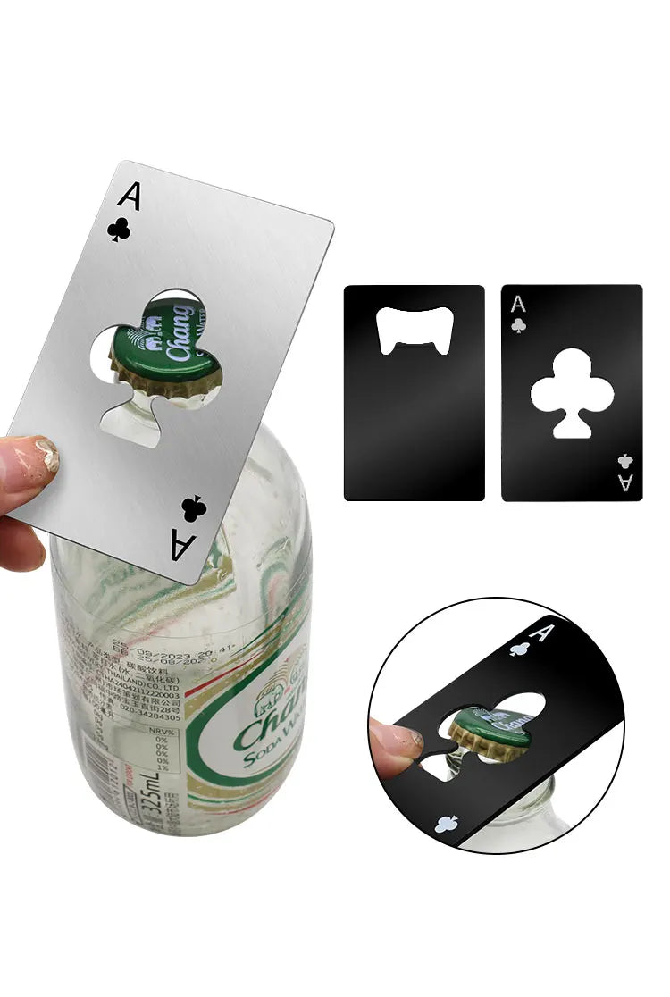 Bottle and Can opener Poker theme