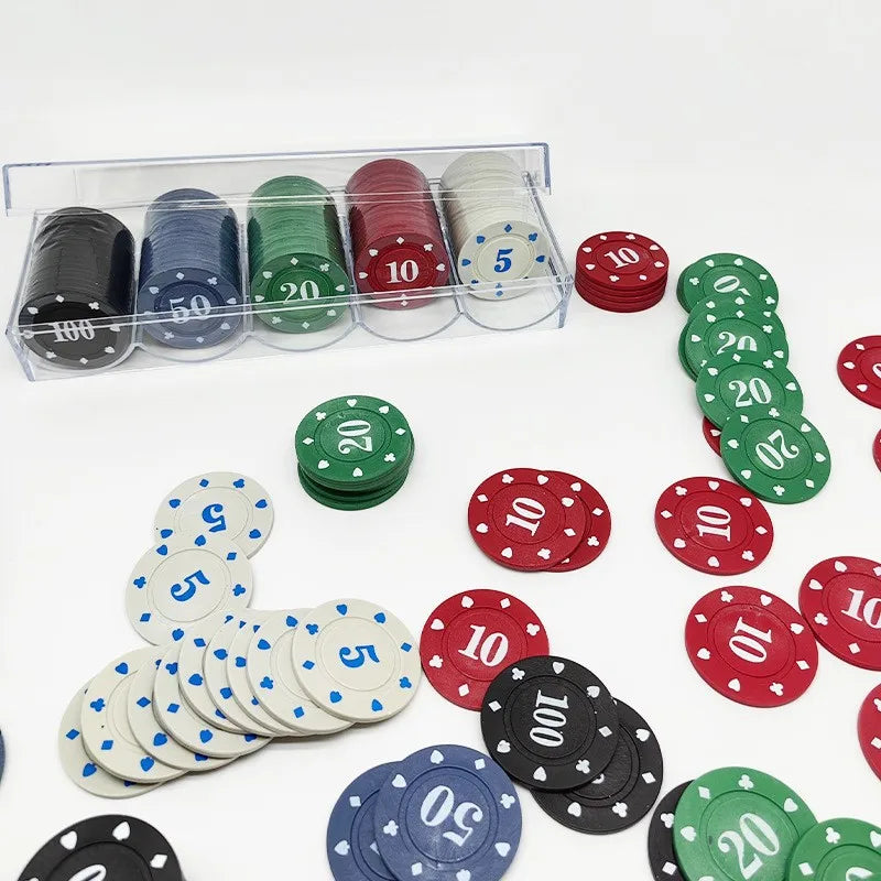 Chip Coins With Face Value Texas Poker