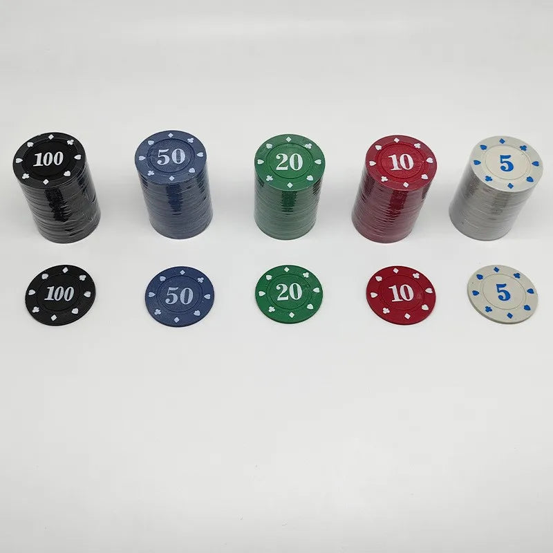 Chip Coins With Face Value Texas Poker