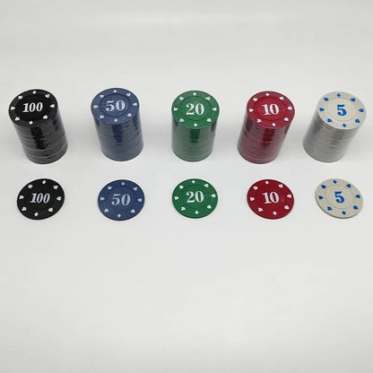 Chip Coins With Face Value Texas Poker